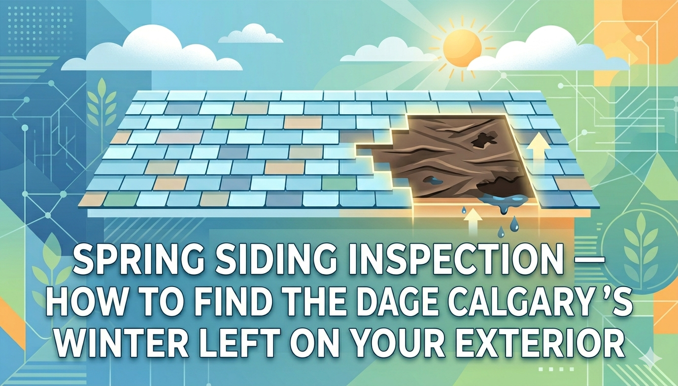 Spring Siding Inspection — How to Find the Damage Calgary's Winter Left on Your Exterior